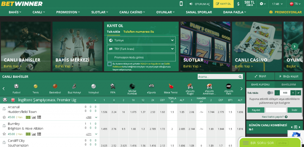 Betwinner Casino Çalışma Aynası